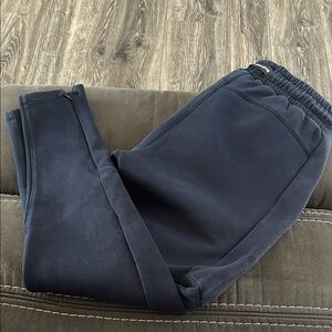 Alphalete Blue Track Pants with Elastic Waistband